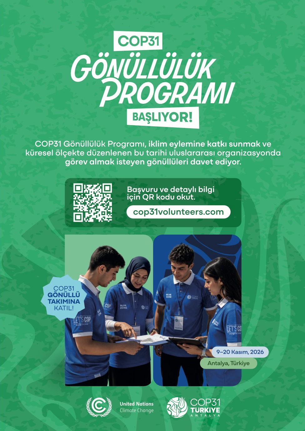 COP31 Gönüllülük Programı